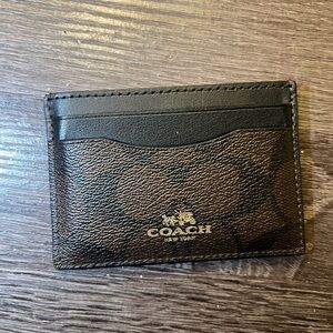 Coach Men's Brown Card Holder